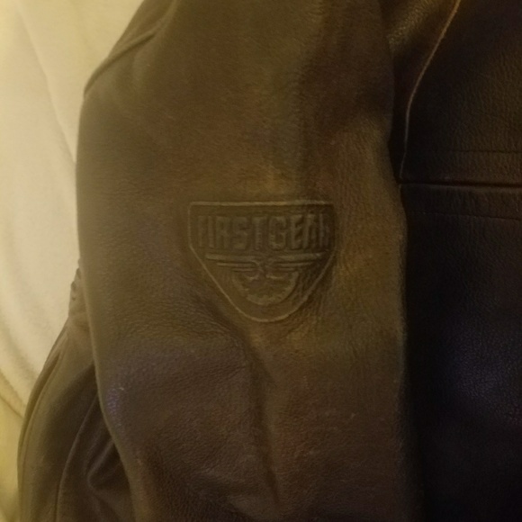 Firstgear Leather Jacket - Picture 3 of 5